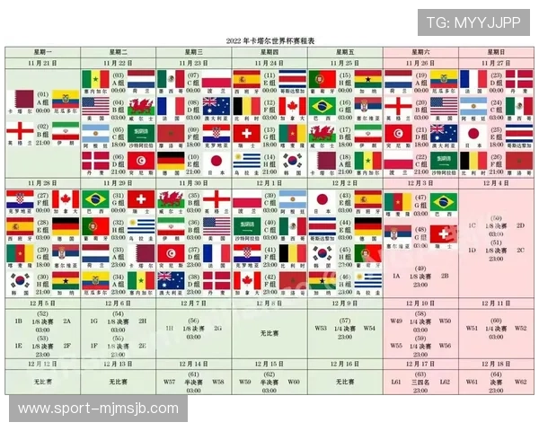 卡塔尔世界杯比赛时间及赛程安排，帮助球迷合理规划观赛和假期计划